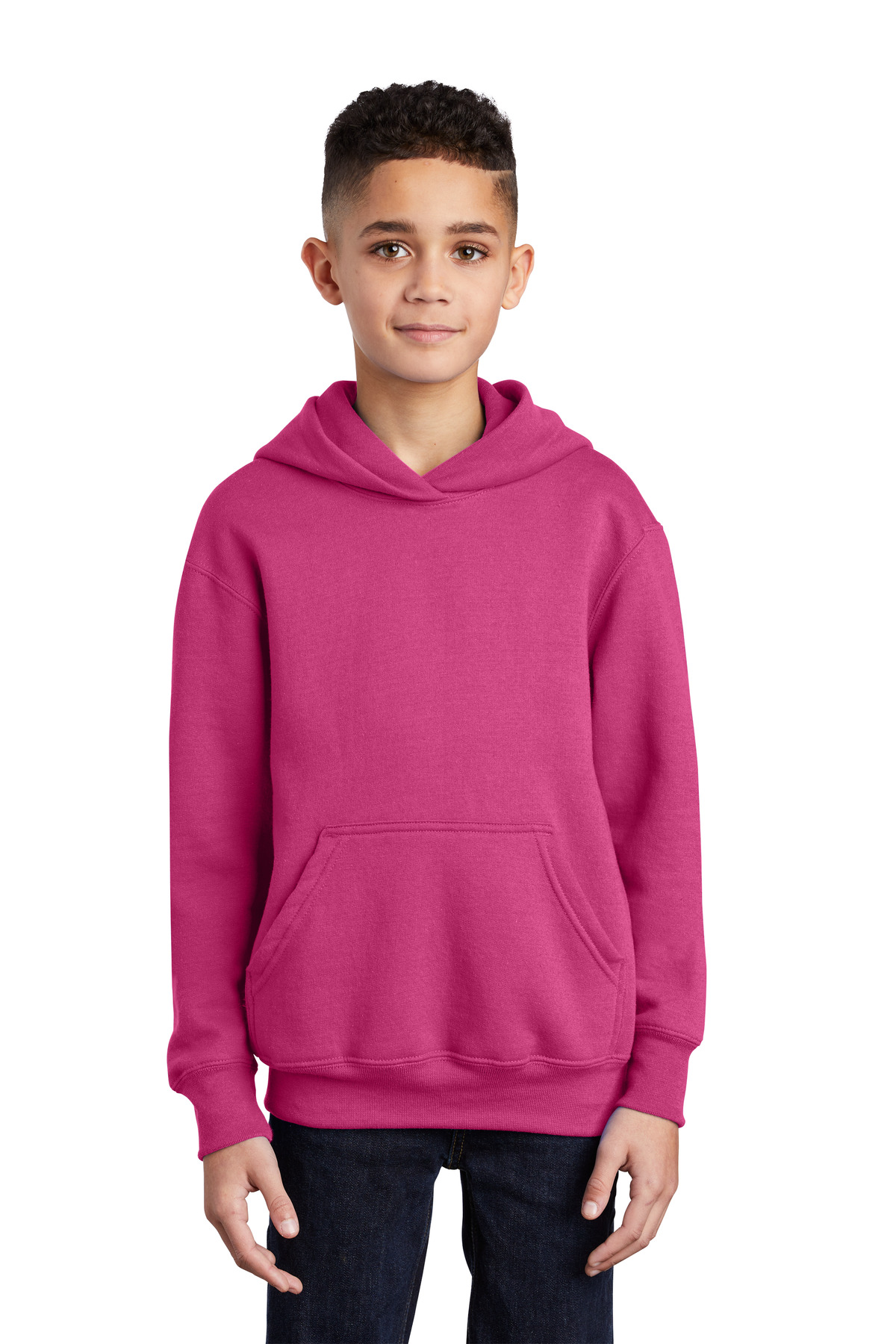 3 Pack Of Port & Company PC90YH Youth Pullover Hooded Comfort Blend Sweatshirt - Picture 29 of 34