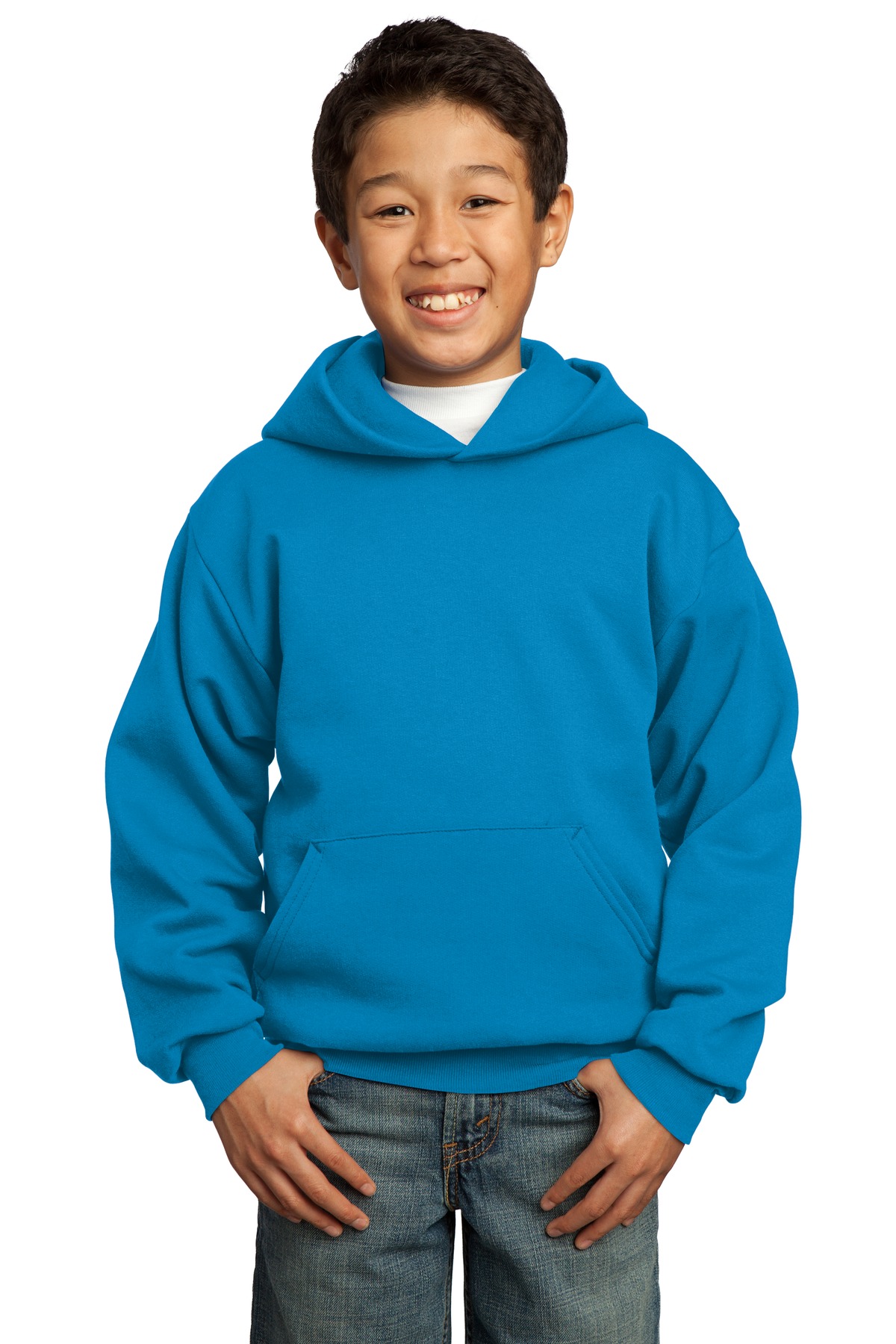 3 Pack Of Port & Company PC90YH Youth Pullover Hooded Comfort Blend Sweatshirt - Picture 30 of 34