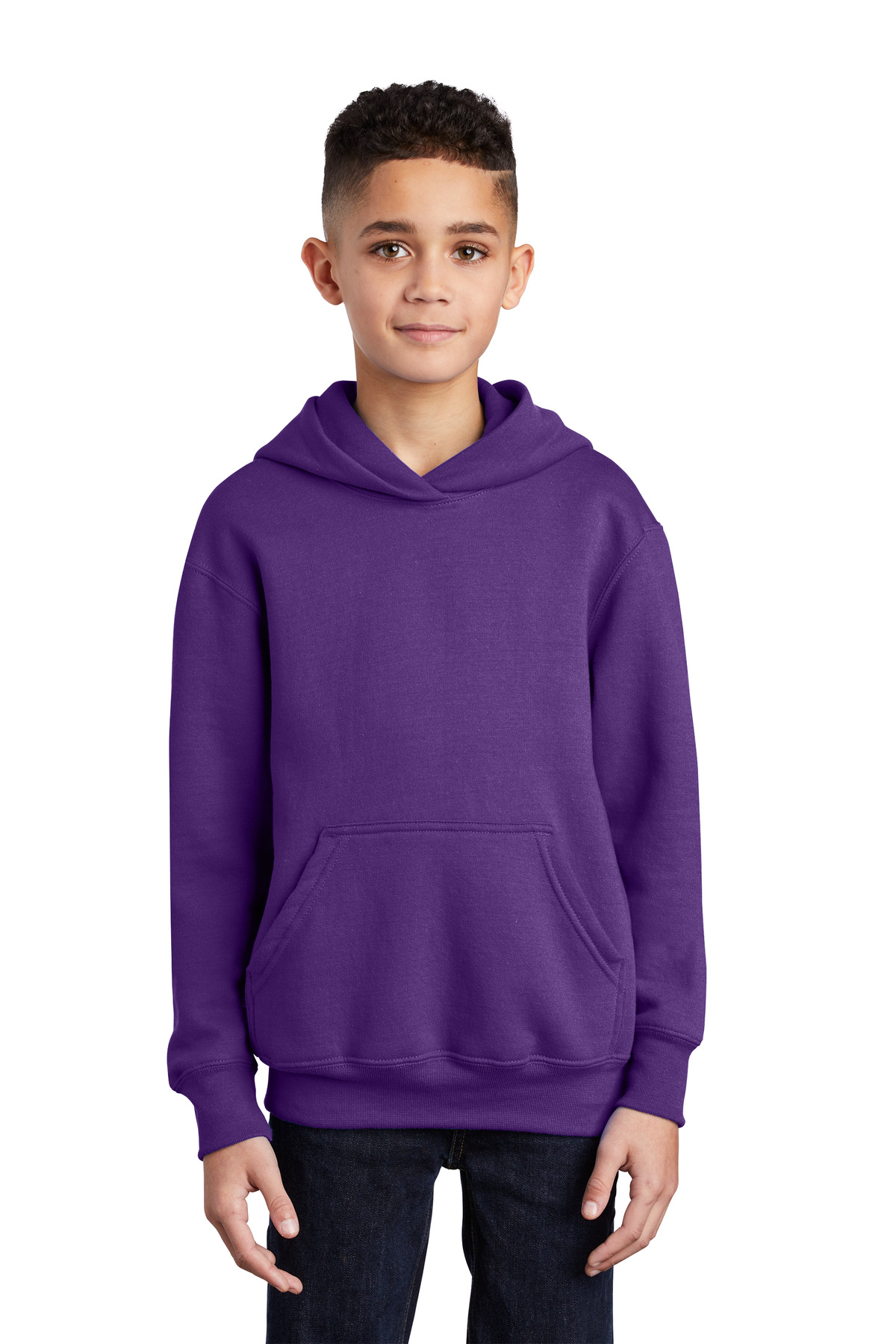 3 Pack Of Port & Company PC90YH Youth Pullover Hooded Comfort Blend Sweatshirt - Picture 31 of 34
