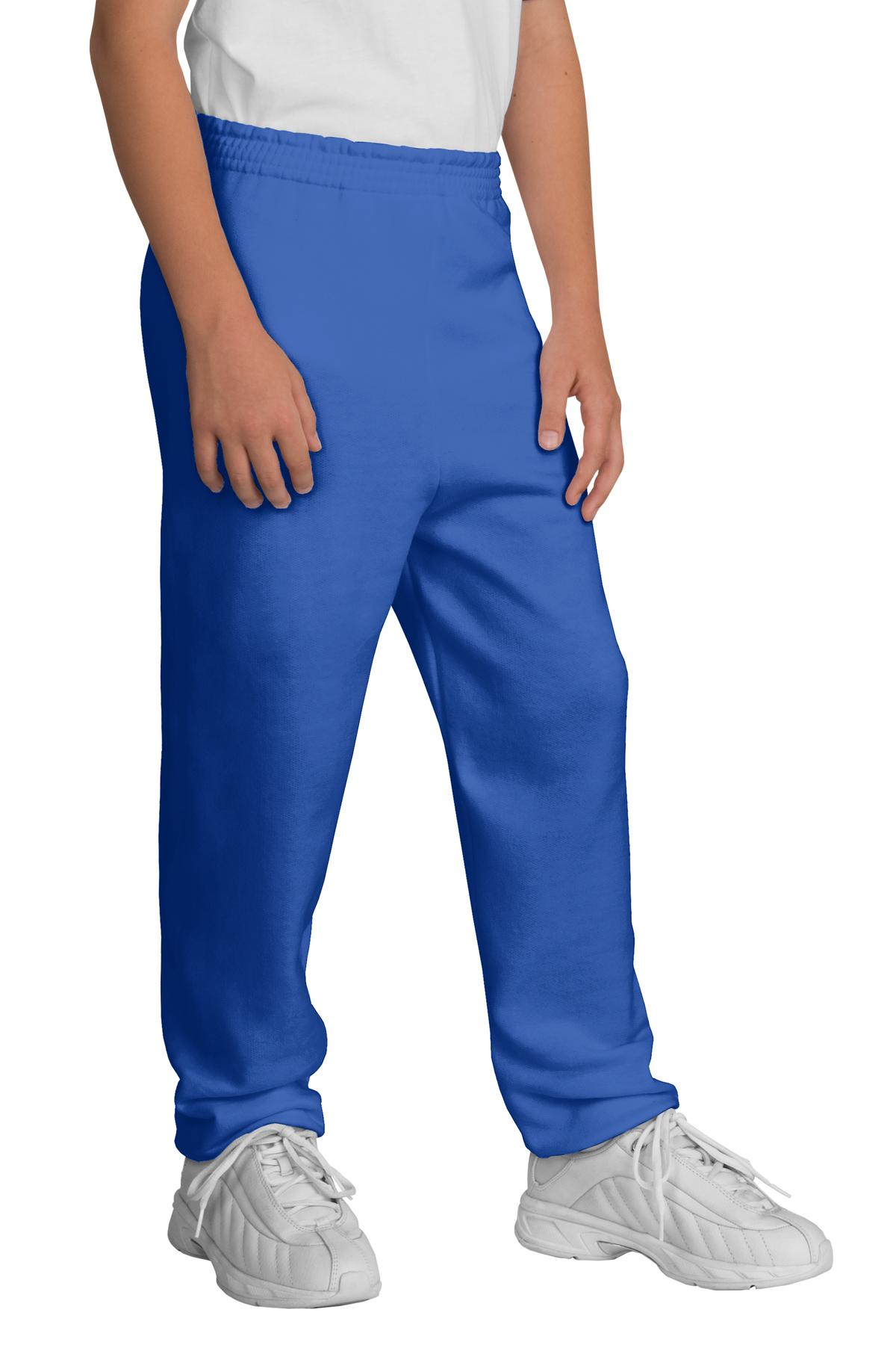 3 Pack Of Port & Company PC90YP Youth Cotton/Poly Fleece Comfortable Sweatpant - Picture 7 of 8