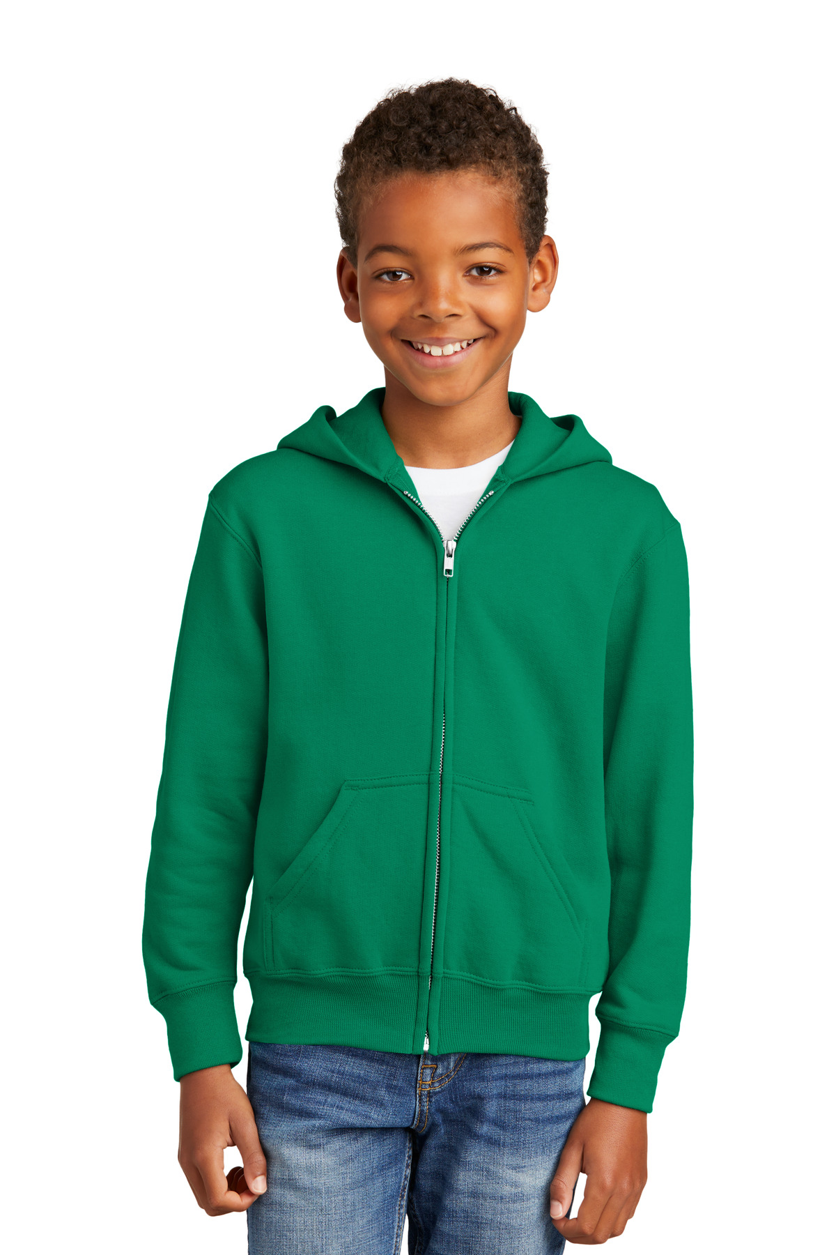 Port & Company PC90YZH Youth Fleece Full-Zip Hoodie Sweatshirt - Pack Of 2 - Picture 9 of 22