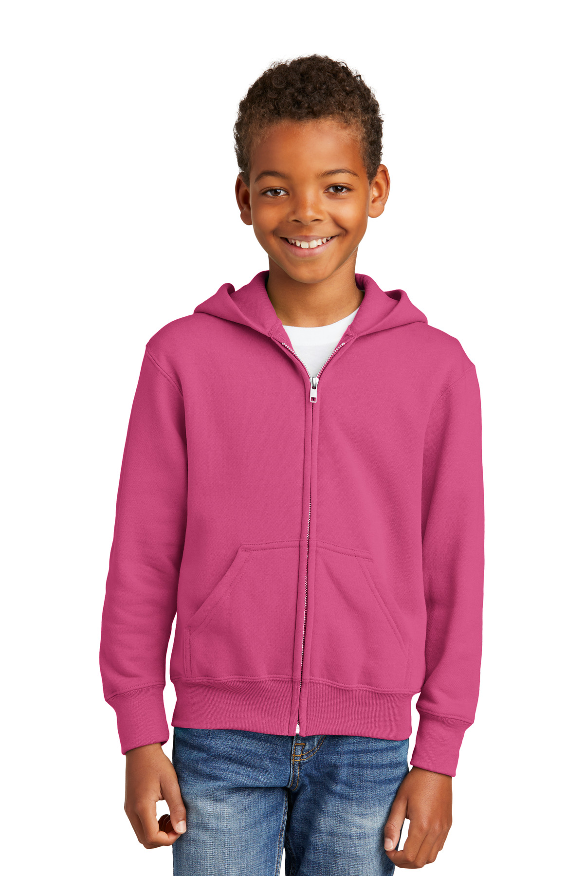 Port & Company PC90YZH Youth Fleece Full-Zip Hoodie Sweatshirt - Pack Of 2 - Picture 21 of 22