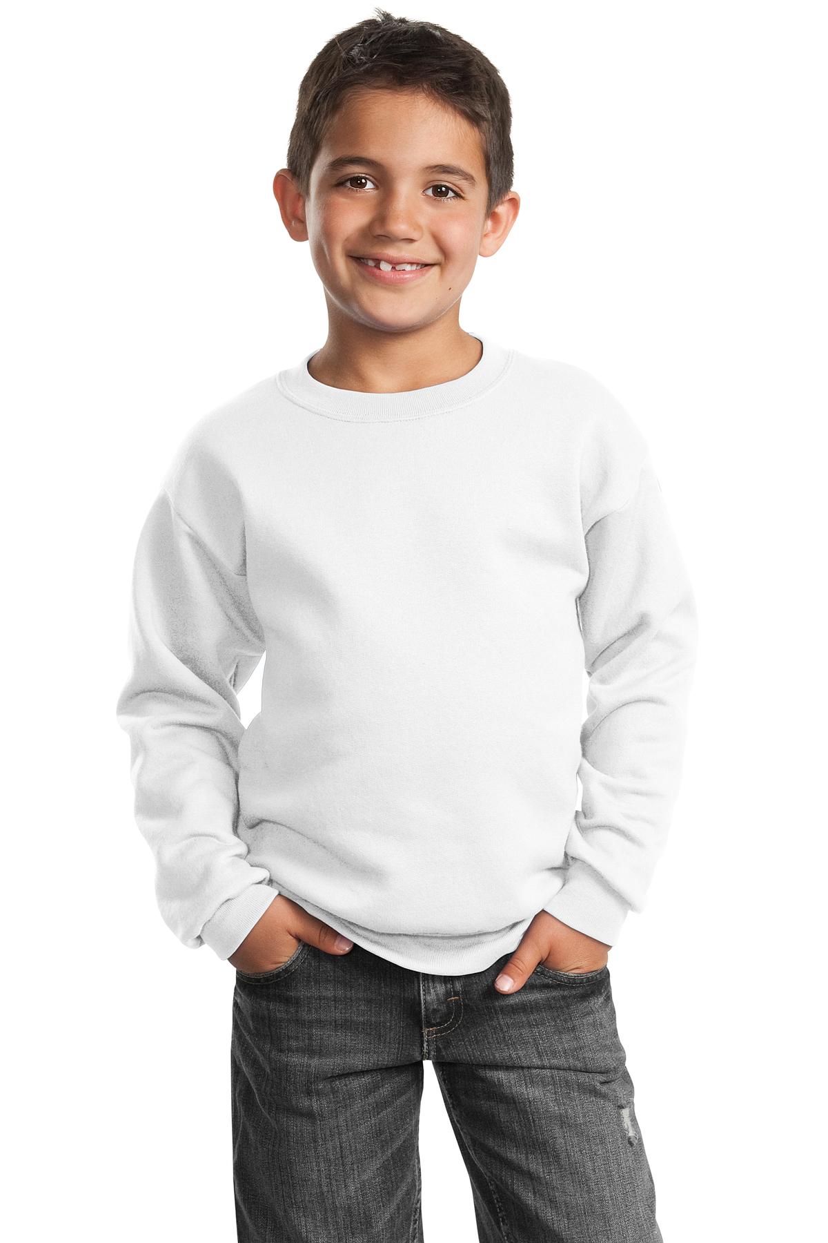 Port & Company PC90Y Youth Cotton/Poly Fleece Crewneck Sweatshirt - Pack Of 2 - Picture 21 of 21