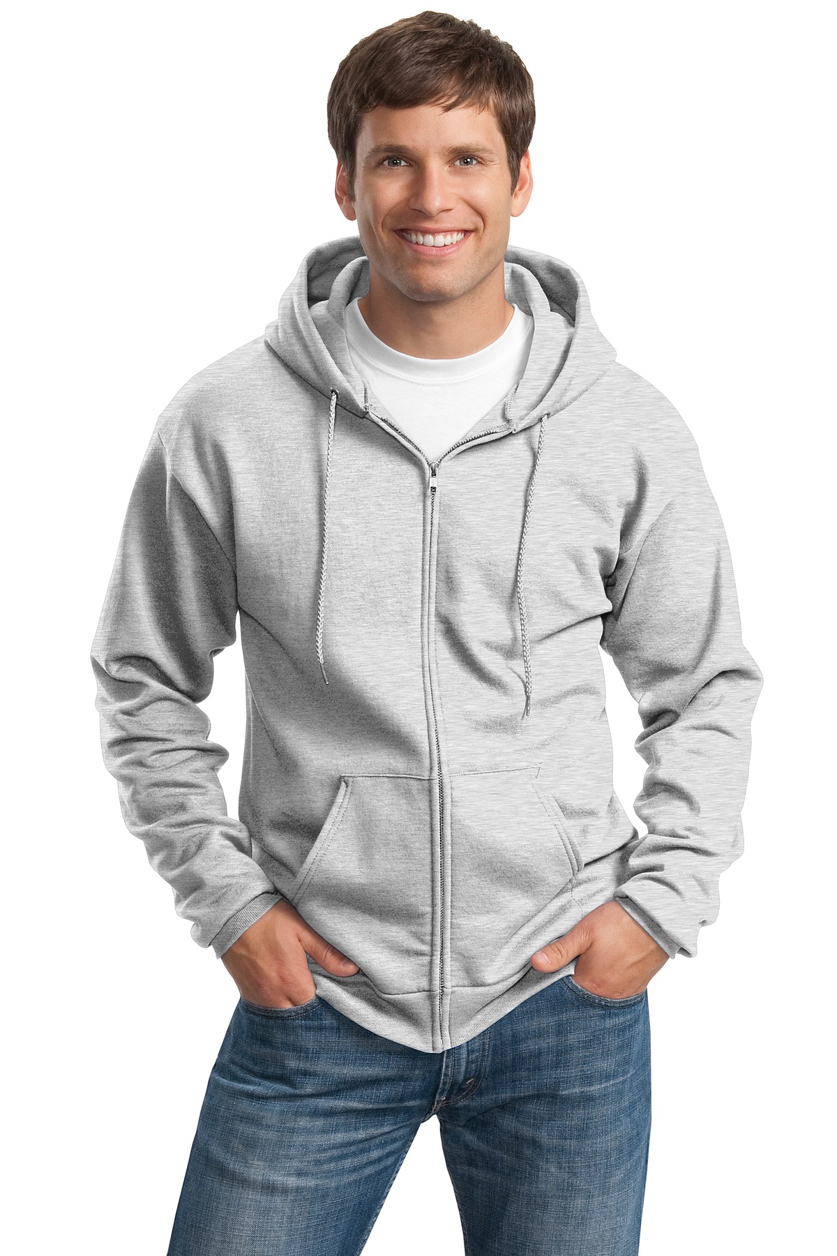 3 Pack Of Port & Company PC90ZHT Men's Tall Essential Hooded Sweatshirt - Picture 2 of 10