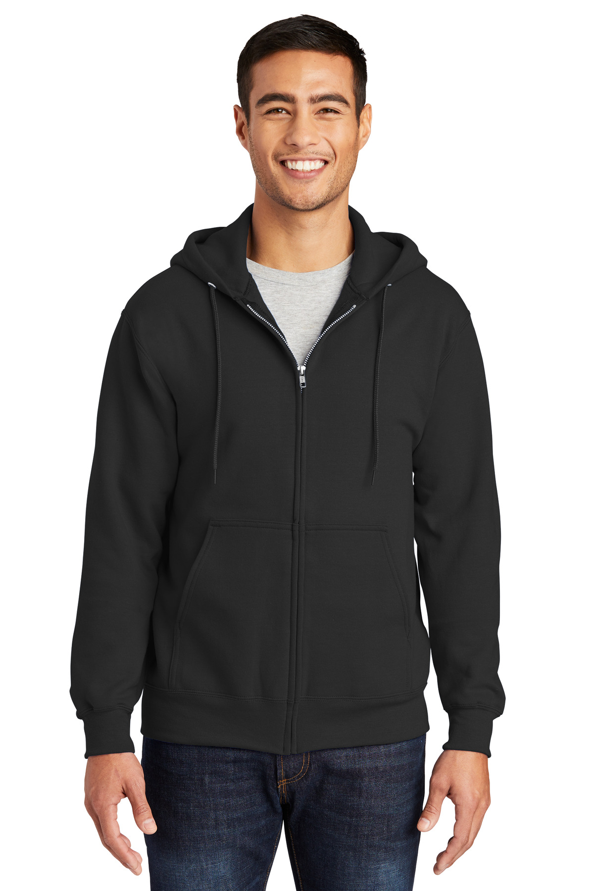 3 Pack Of Port & Company PC90ZHT Men's Tall Essential Hooded Sweatshirt - Picture 5 of 10
