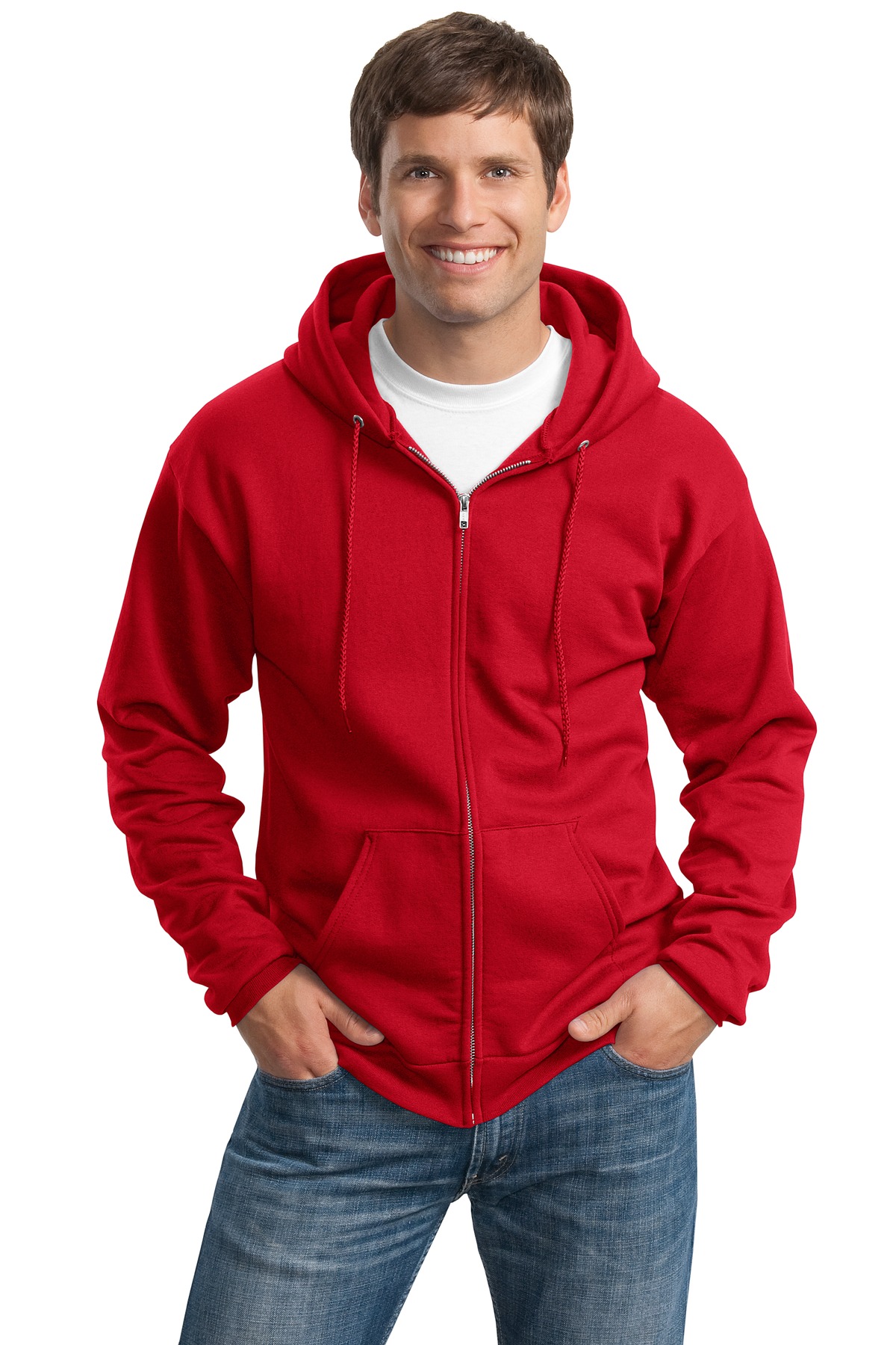3 Pack Of Port & Company PC90ZHT Men's Tall Essential Hooded Sweatshirt - Picture 7 of 10