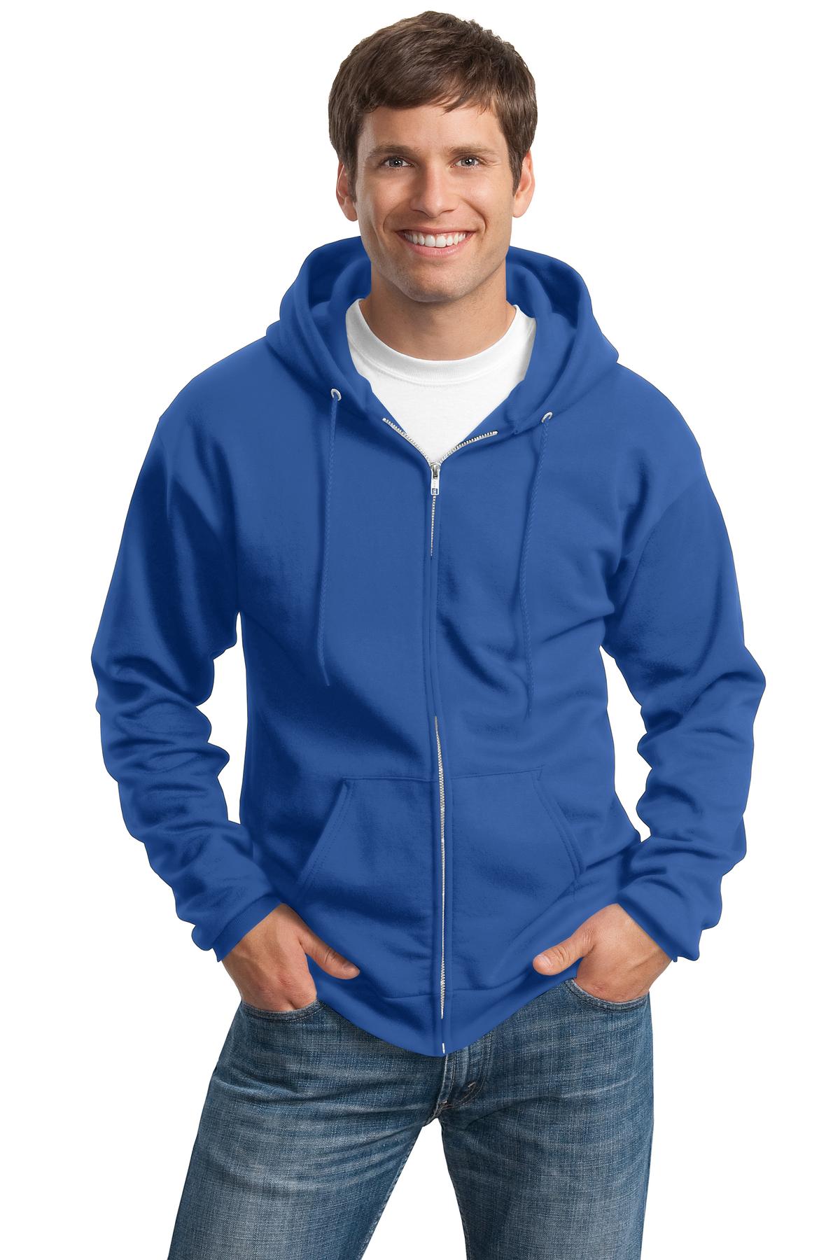3 Pack Of Port & Company PC90ZHT Men's Tall Essential Hooded Sweatshirt - Picture 8 of 10