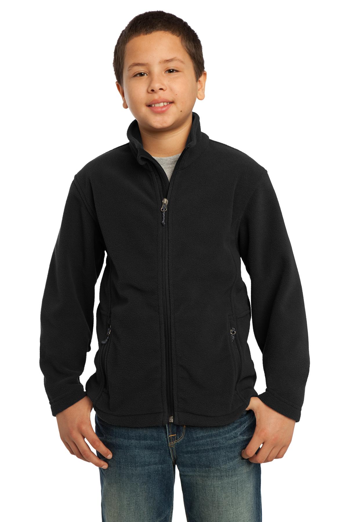 3 Pack Of Port Authority Y217 Youth Poly Warm Midweight Value Fleece Jacket - Picture 2 of 7