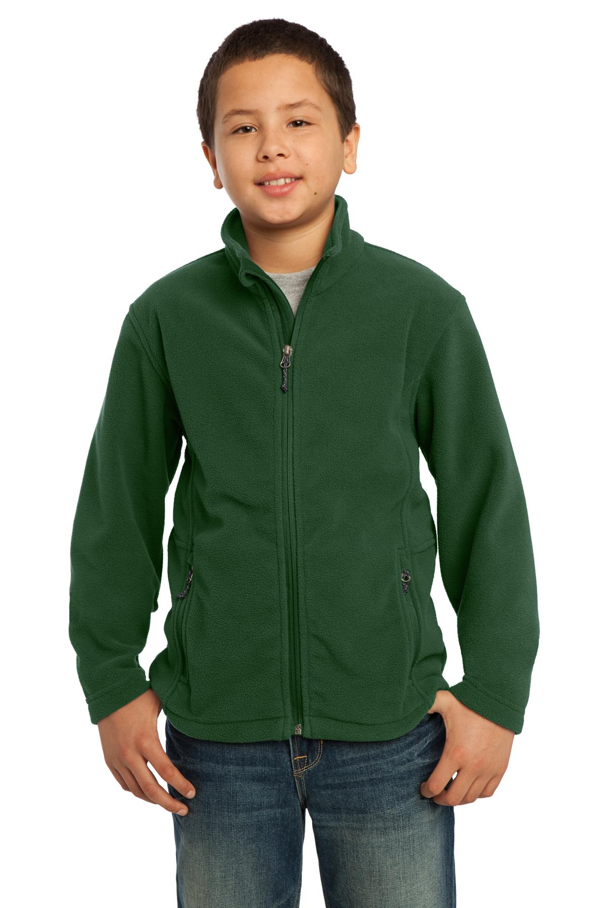 3 Pack Of Port Authority Y217 Youth Poly Warm Midweight Value Fleece Jacket - Picture 3 of 7