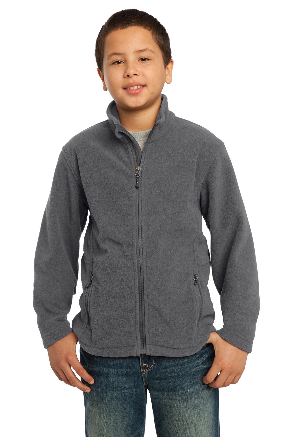 3 Pack Of Port Authority Y217 Youth Poly Warm Midweight Value Fleece Jacket - Picture 4 of 7