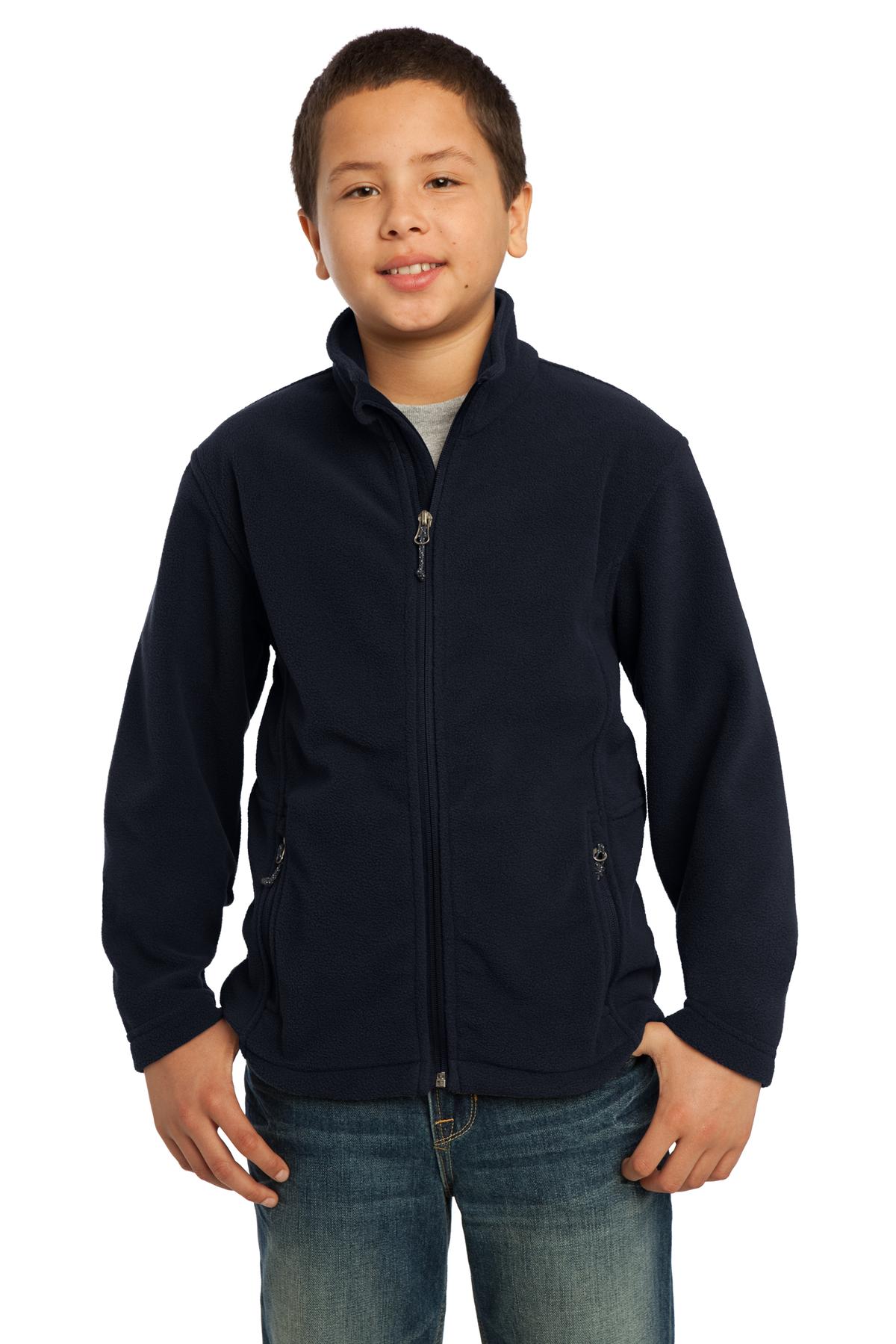 3 Pack Of Port Authority Y217 Youth Poly Warm Midweight Value Fleece Jacket - Picture 5 of 7