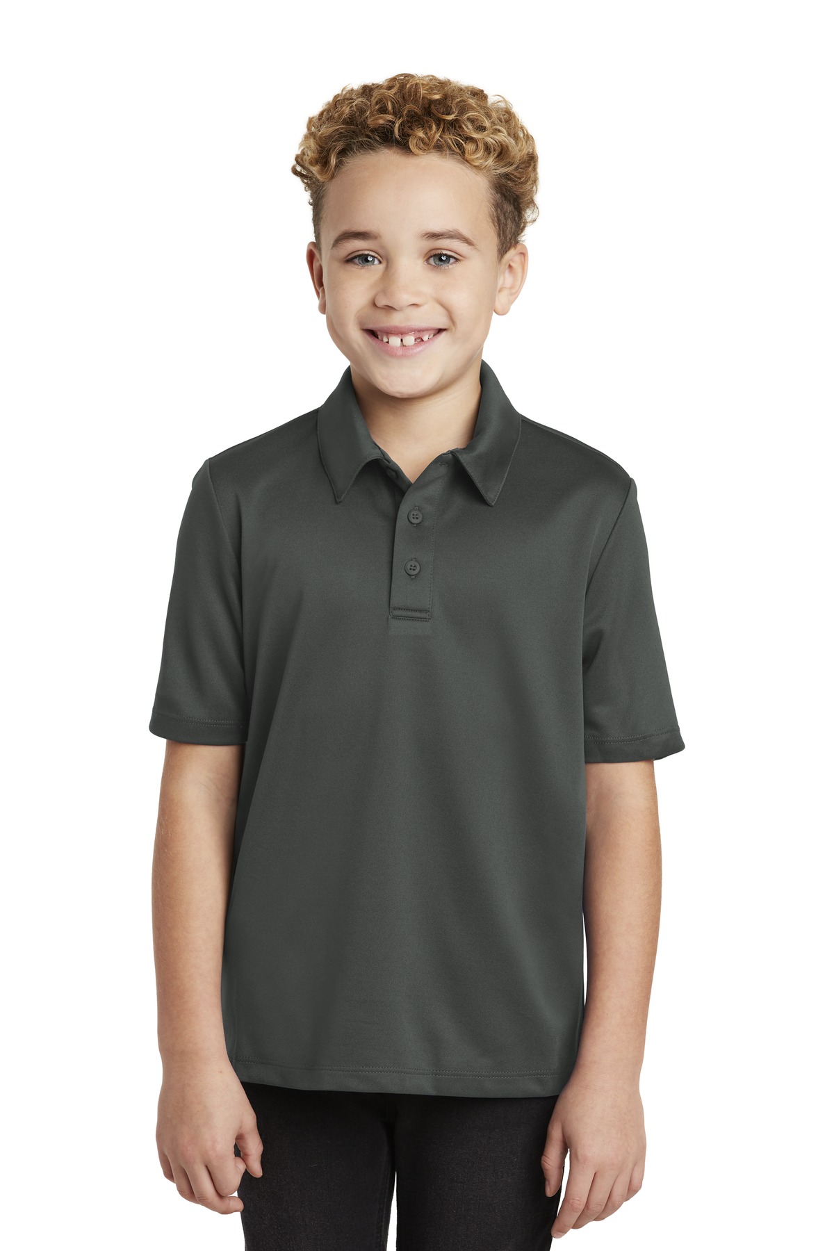 3 Pack Of Port Authority Y540 Youth Poly Silk Touch Performance Polo Shirt - Picture 12 of 13