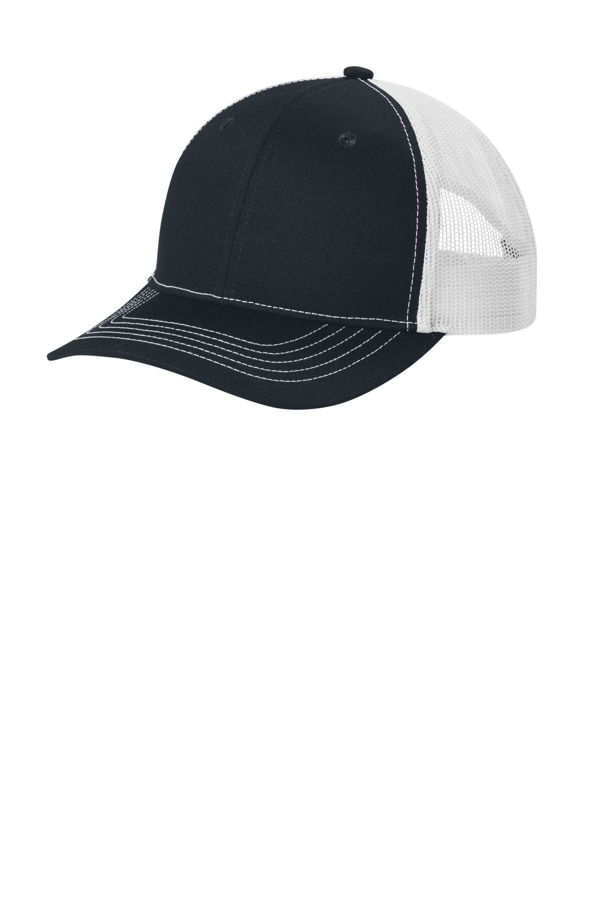 Port Authority YC112 Youth Adjustable Snapback ComfortTrucker Cap - Pack Of 2 - Picture 11 of 11