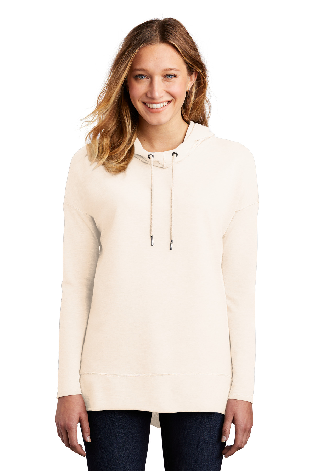 District DT671 Women's Cotton/Poly Featherweight French Terry Hoodie - Pack Of 2 - Picture 3 of 7