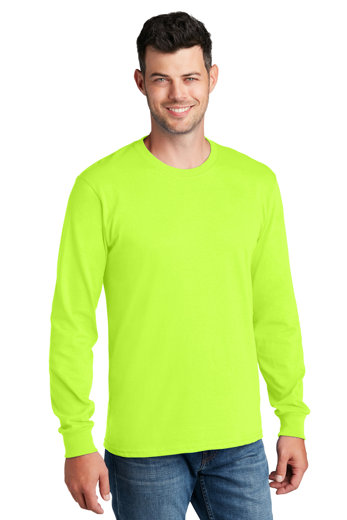 Port & Company PC54LS Men's Core Cotton Tee Comfort Blend T-Shirt - Pack Of 2 - Picture 20 of 25