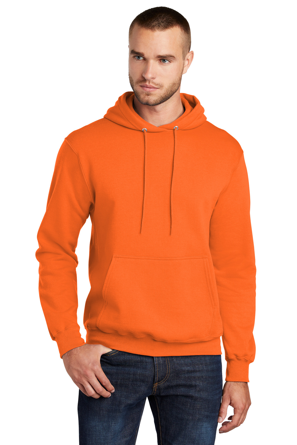 3 Pack Of Port & Company PC78HT Men's Tall Fleece Pullover Hooded Sweatshirt - Picture 12 of 13