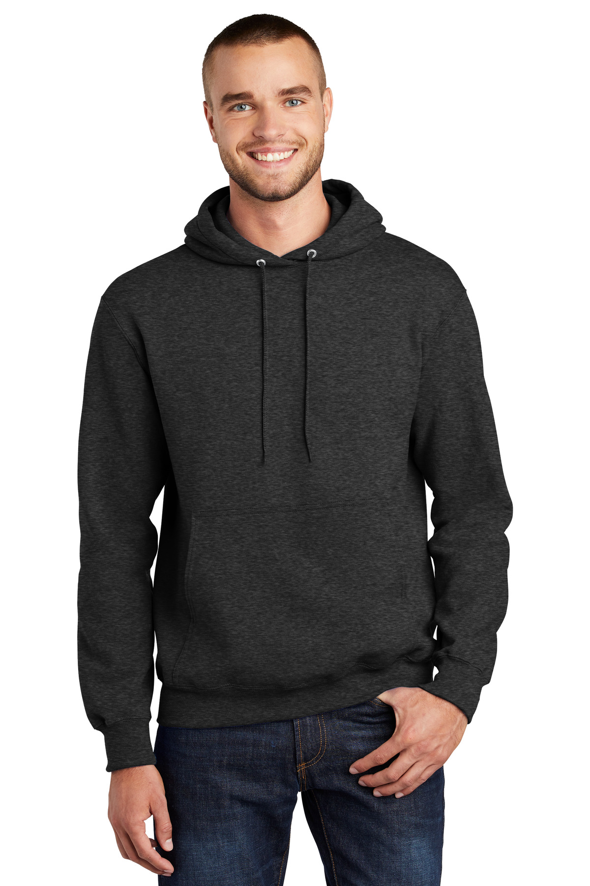 Port & Company PC90H Men's Essential Pullover Hooded Sweatshirt - Pack Of 2 - Picture 4 of 21