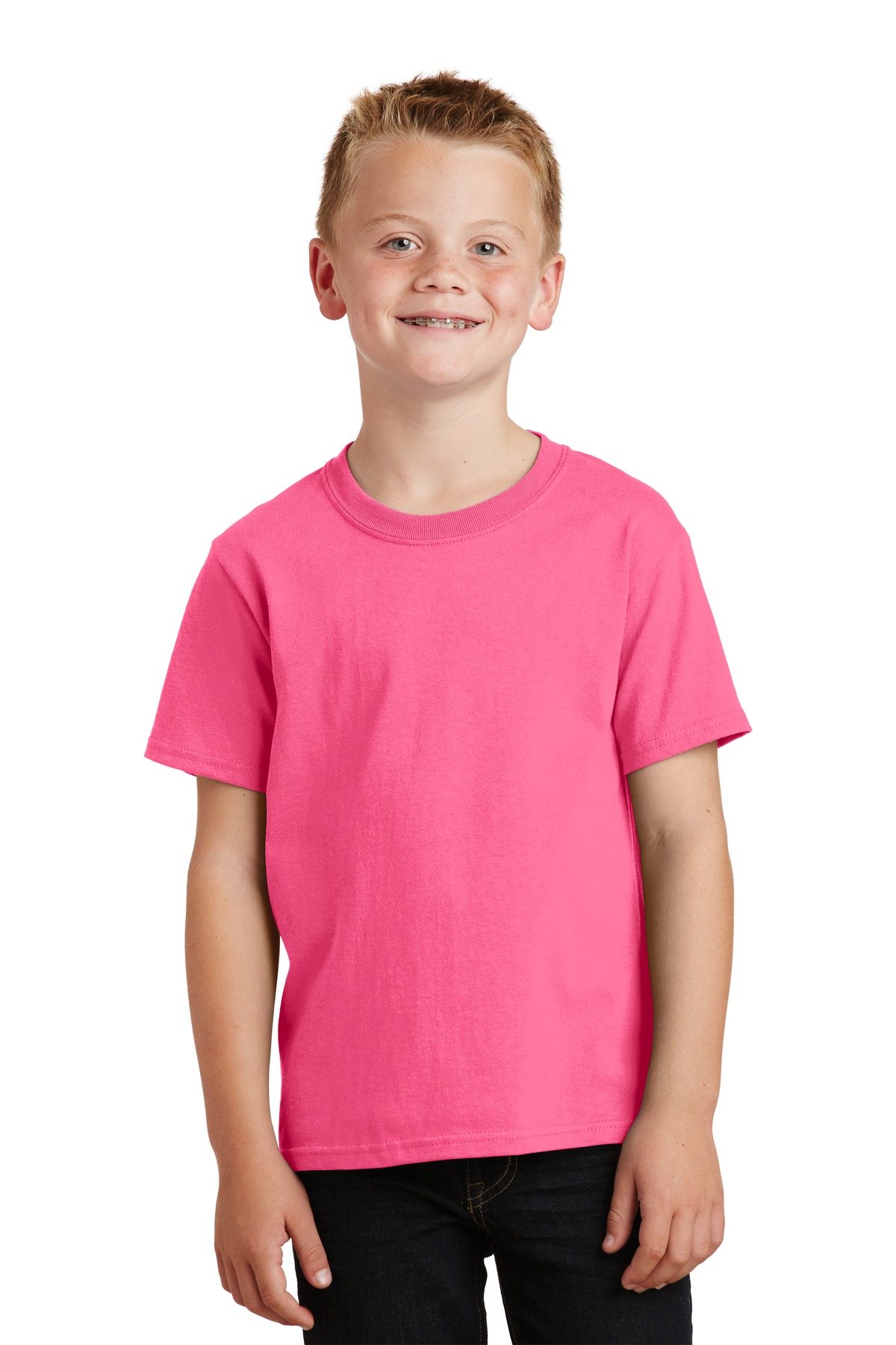 3 Pack Of Port & Company PC54Y Youth Core Cotton Tee Top Comfort Blend TShirt - Picture 29 of 42